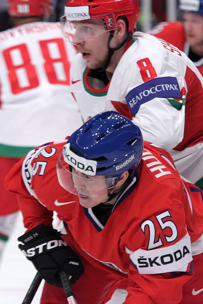MS v hokeji 2013, Česko - Bělorusko: Jiří Hudler - Ilja Šinkevič