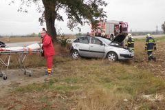 Řidič nezvládl řízení a naboural do stromu, po nehodě zemřel