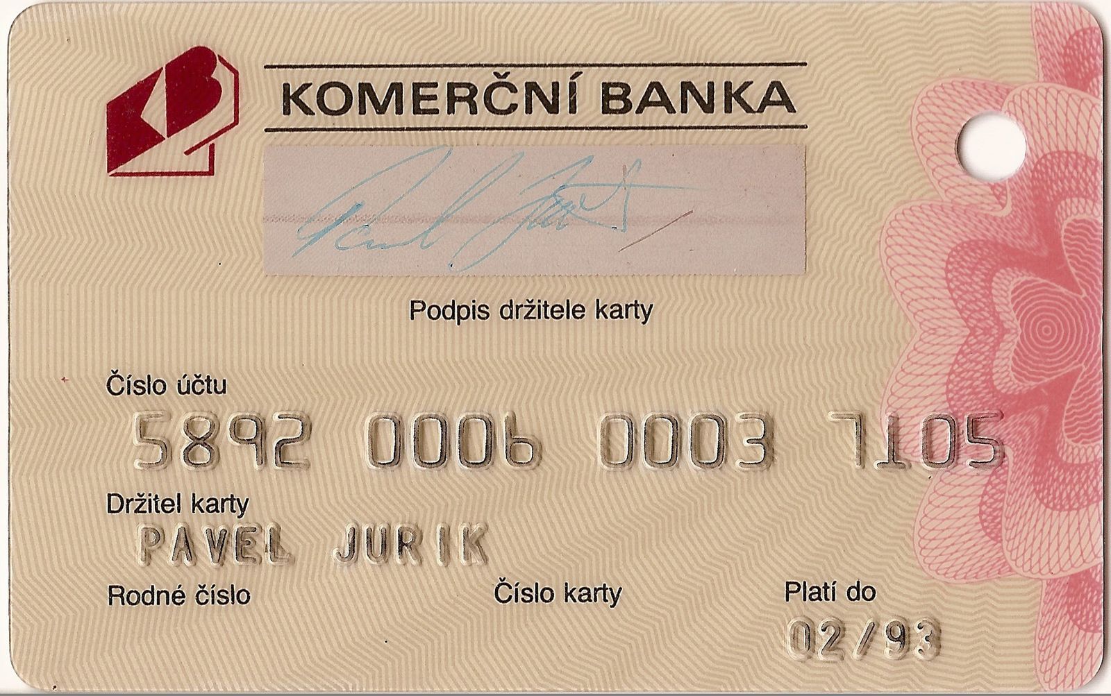 Historie platebních karet