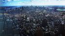 Manhattan is seen from One World Observatory from the 100th floor of One World Trade Center at the Ground Zero site on April 2, 2013 in New York City. One World Observatory, which is situated more than 1,250 feet over lower Manhattan, will open to the public in 2015 and will include a pre-show theater, multiple spaces that allow for panoramas of the New York City region and numerous dining options. When completed, One World Trade Center will be the tallest building in the Western Hemisphere at 1776 feet. Spencer Platt