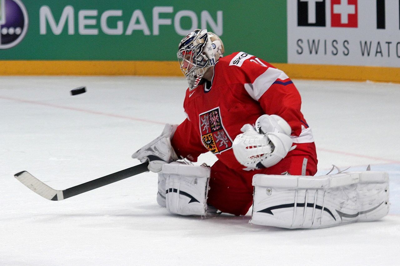 Hokej, MS 2013, Česko - Dánsko: Ondřej Pavelec
