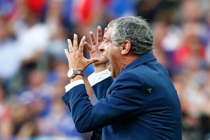 Euro 2016, finále Francie-Portugalsko: portugalský kouč Fernando Santos