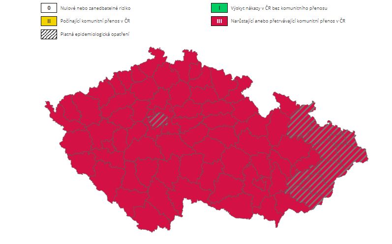 Semafor krajů k 24.10.