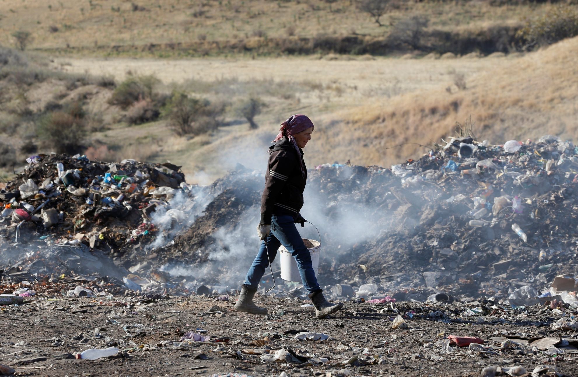 U města Mailuu-Suu v Kyrgyzstánu jsou uloženy tisíce tun radioaktivního odpadu.