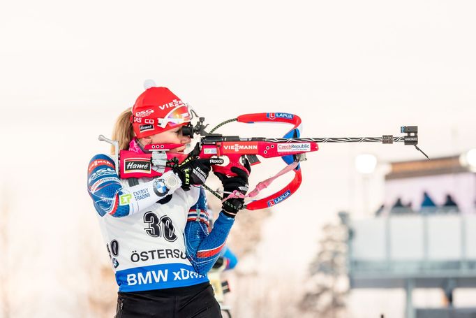 Östersund, sprint Ž: Eva Puskarčíková