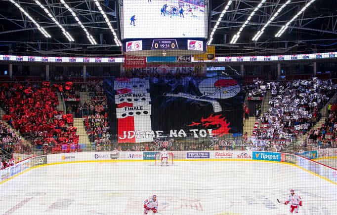 PO ELH Třinec-Chomutov: fanoušci Třince