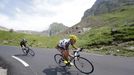 Nieve Iturralde v 18. etapě Tour de France 2014 (Pyreneje)