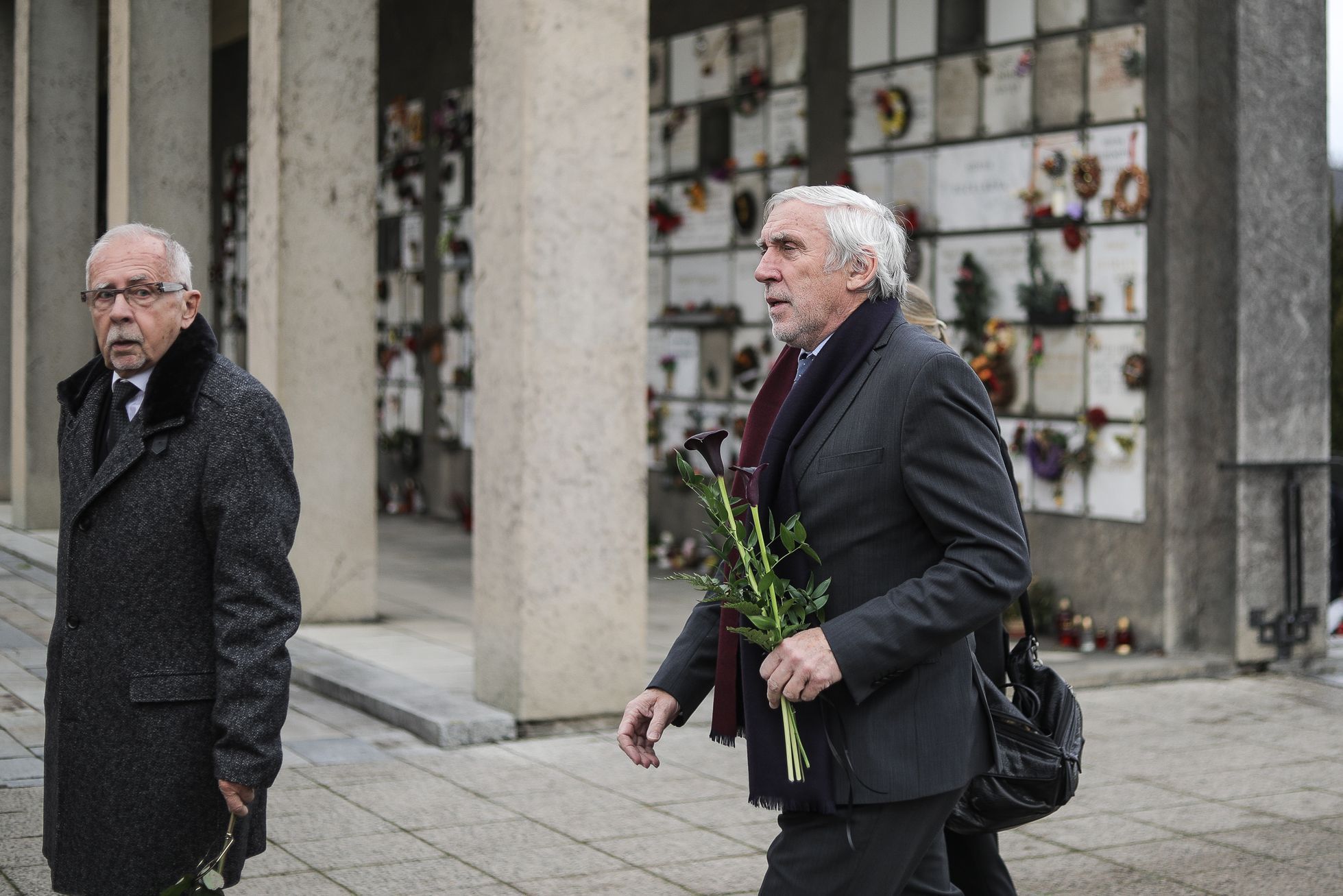 Pohřeb Táňa Fischerová, Krematorium Strašnice - Jiří Růžička