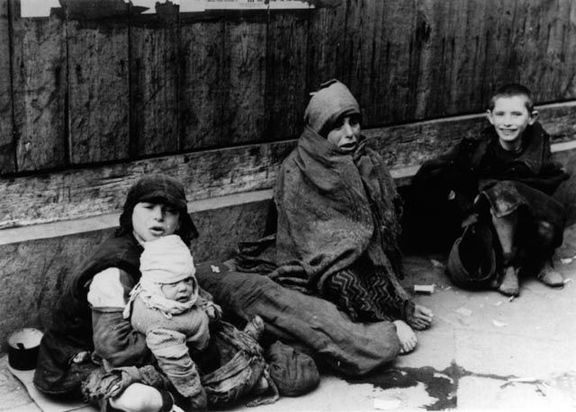Varšavské ghetto za druhé světové války. 