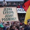 Demonstrace zemědělců v Praze