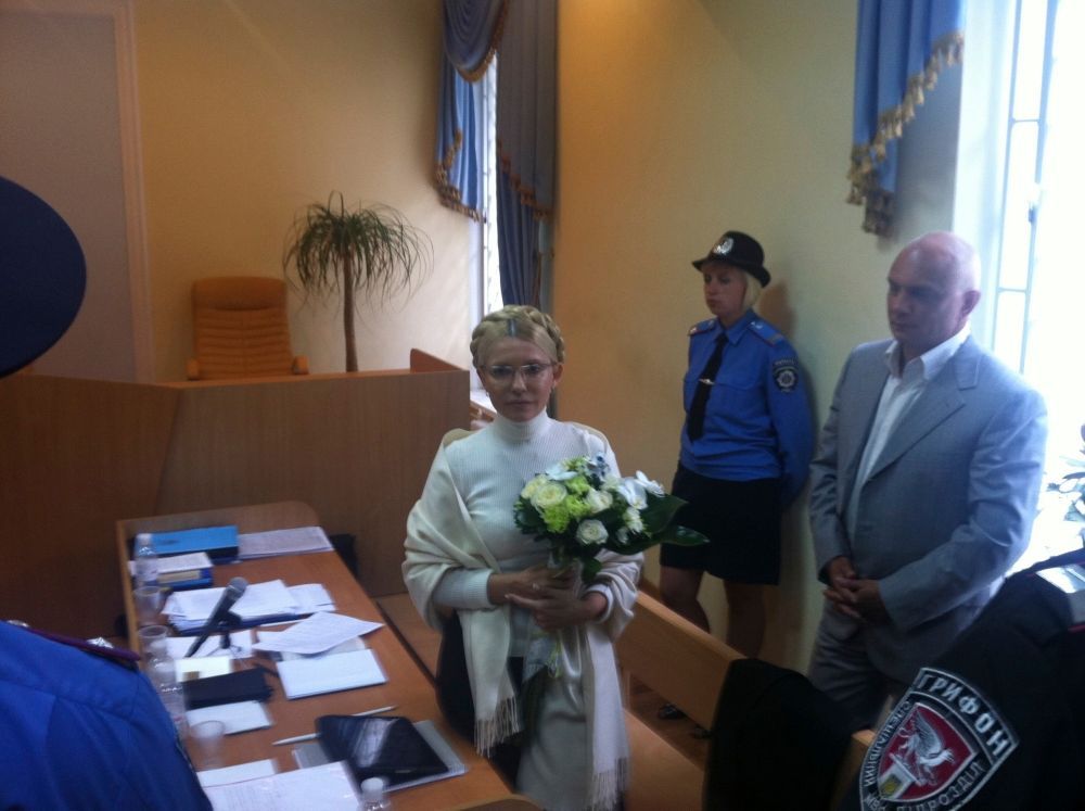 Julie Tymošenková před soudem