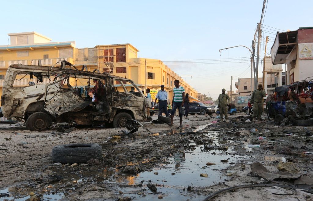 Somálsko Mogadišo výbuch