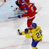 MS 2017, Rusko-Švédsko: Elias Lindholm dává gól na 0:1