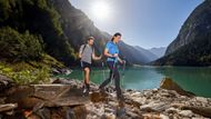 Turistika v údolí Stilluptal v zillertálských Alpách