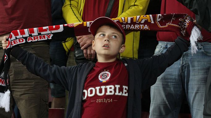 EL, Sparta - Young Boys Bern: fanoušek Sparty