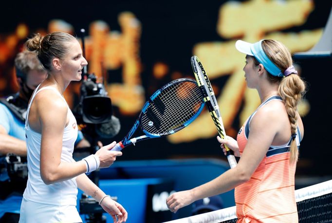 Karolína Plíšková a Danielle Collinsová ve druhém kole Australian Open 2021