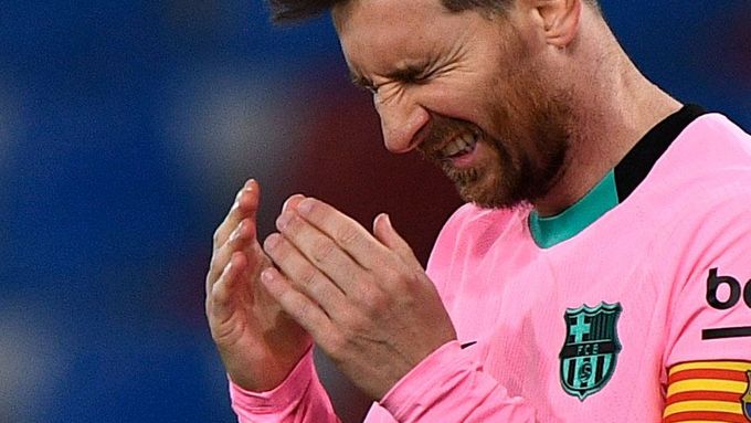 Lionel Messi nenesl remízu Barcelony lehce.