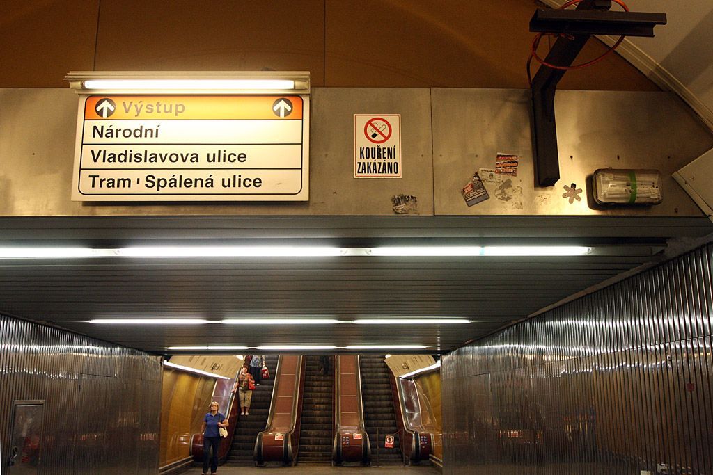 Uzavírka stanice Národní třída