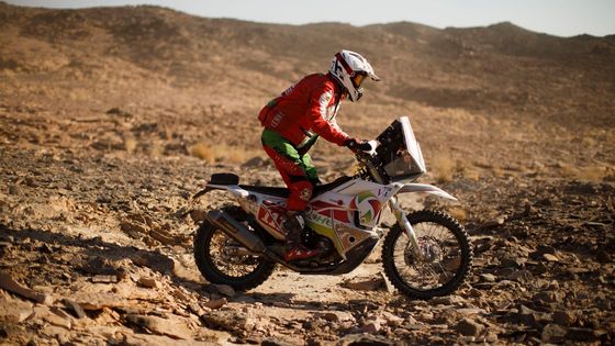 Pierre Cherpin (111) na Rallye Dakar 2021