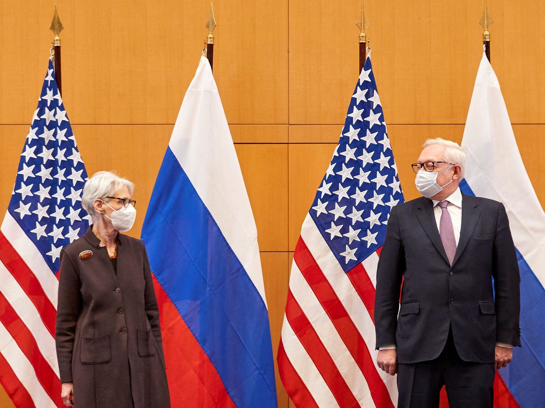 Wendy Shermanová, Sergej Rjabkov, USA, Rusko, NATO, jednání, Ženeva