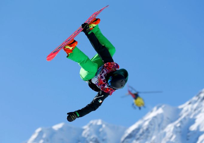 Snowboardista Seamus O'Connor z Irska OH v Soči 2014