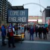 Fanoušci před stadionem Wembley před zápasem kvalifikace ME 2020 Anglie - Česko.