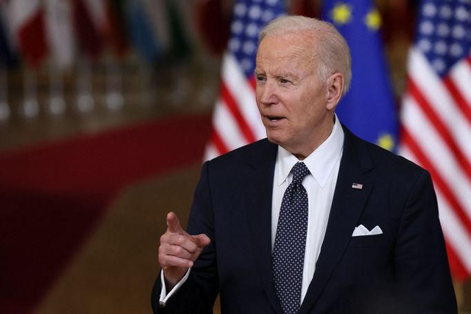 Americký prezident Joe Biden v Bruselu.