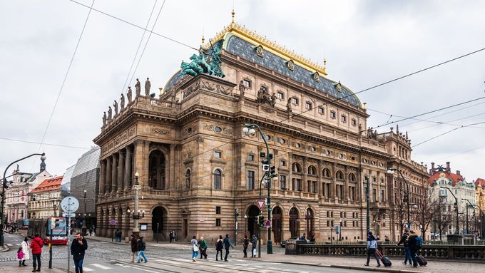 Národní divadlo v Praze (na snímku je jeho historická budova) vloni za energie zaplatilo zhruba 30 milionů korun.