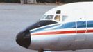 Fotografie letounu DC-9-32 YU-AHT pořízená na letišti ve Stockholmu přibližně půl roku před tragickou událostí.