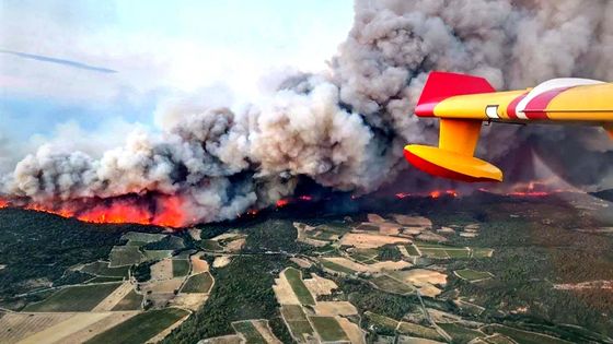 Plameny na jihu Francie ničí lesy i domy. V ohni je území přesahující rozlohu Paříže