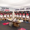 Česká šatna na MS v hokeji 2025 v Herningu