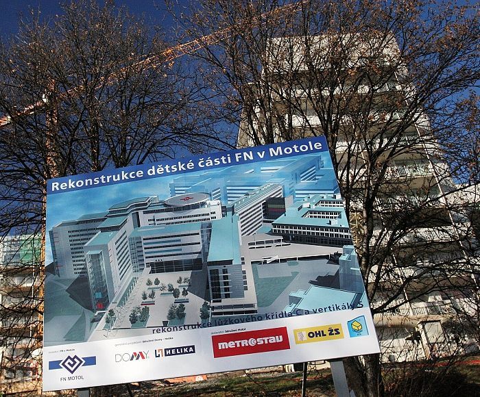 Rekonstrukce FN Motol v Praze
