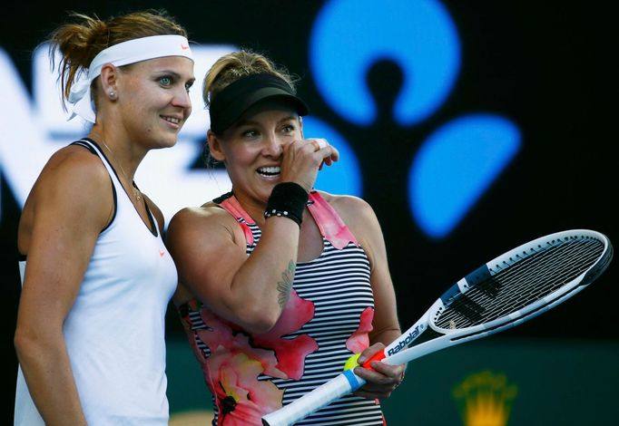 Australian Open 217, finále čtyřhry Ž: Lucie Šafářová a Bethanie Mattek-Sandsová