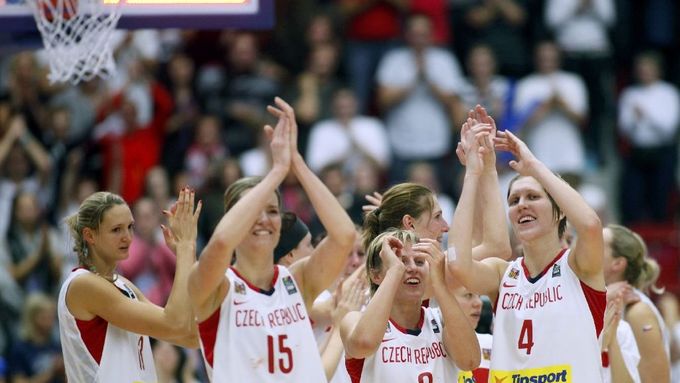FOTO: Semifinálové drama ovládly české basketbalistky