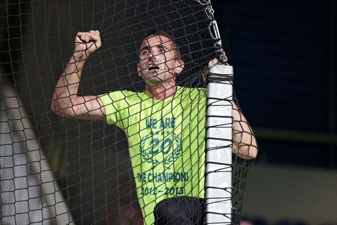 LM, Plzeň-Maccabi Tel Aviv: fanoušek Maccabi