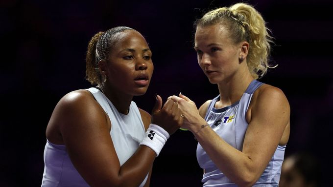 Taylor Townsendová a Kateřina Siniaková