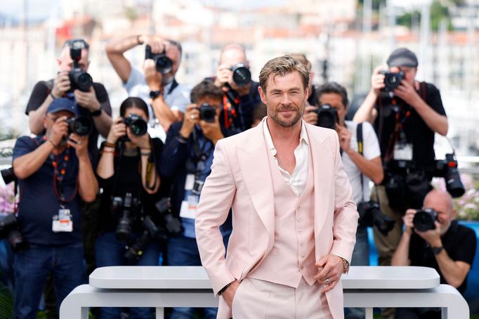 Chris Hemsworth na premiéře filmu Furiosa: Sága Šíleného Maxe.