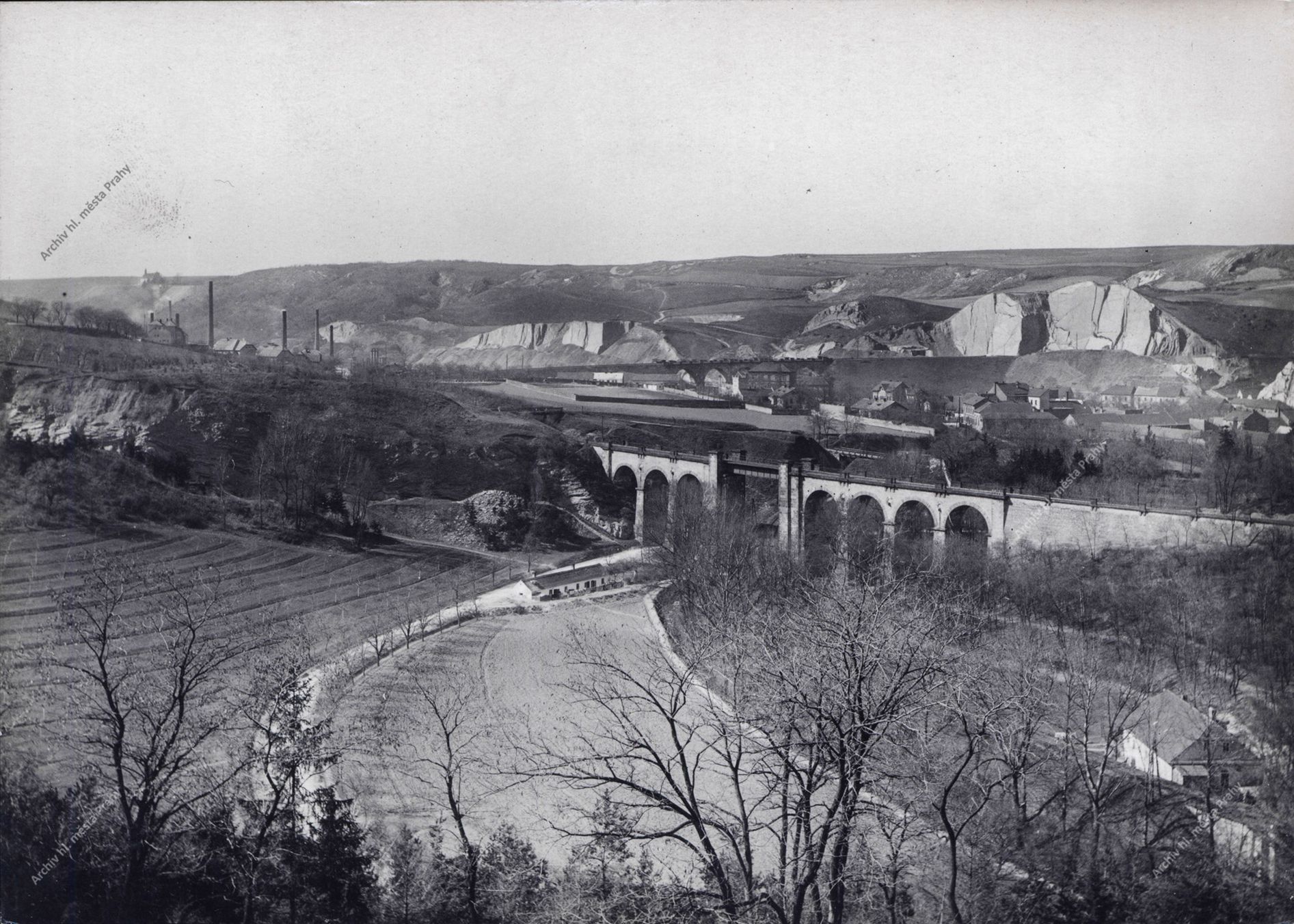 Pražský Semmering, Smíchov, Historie, železnice