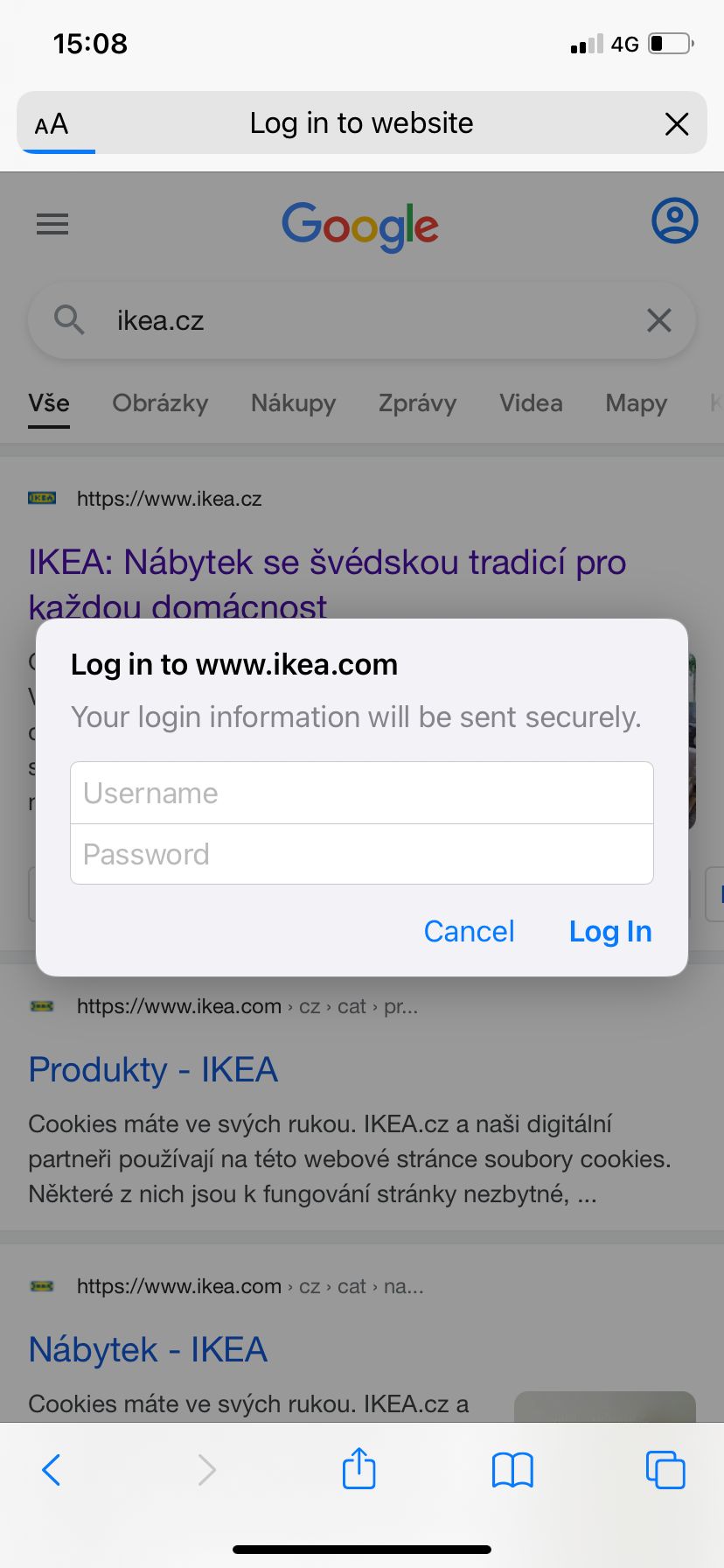 IKEA-webové stránky