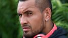 Tennis - Wimbledon - All England Lawn Tennis and Croquet Club, London, Britain - July 3, 2019  Australia's Nick Kyrgios poses before practice  REUTERS/Hannah McKay