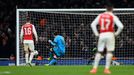 Lionel Messi scores the second goal for Barcelona from the penalty spot