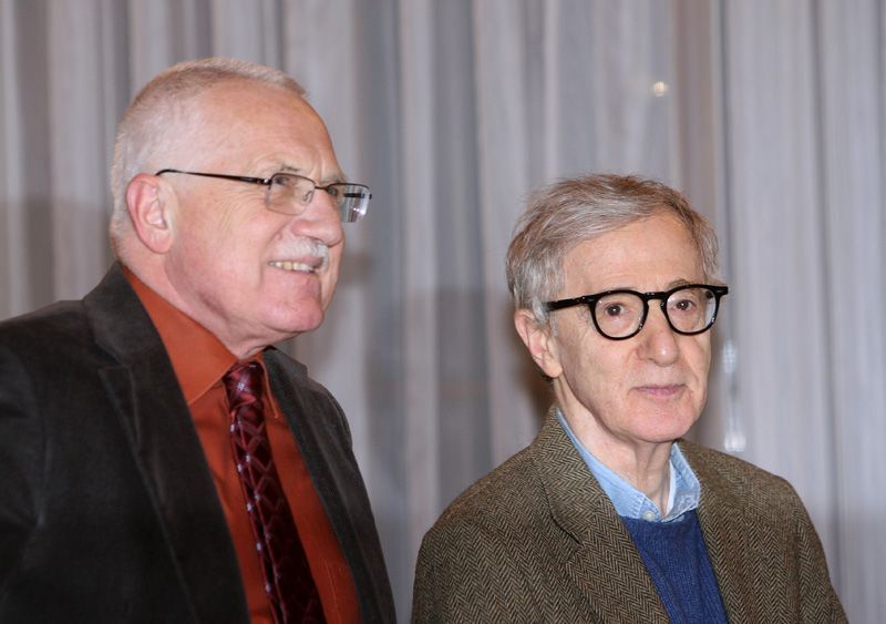 Woody Allen u Václava Klause