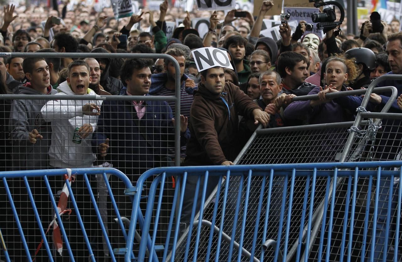 Foto: Protesty v Madridě