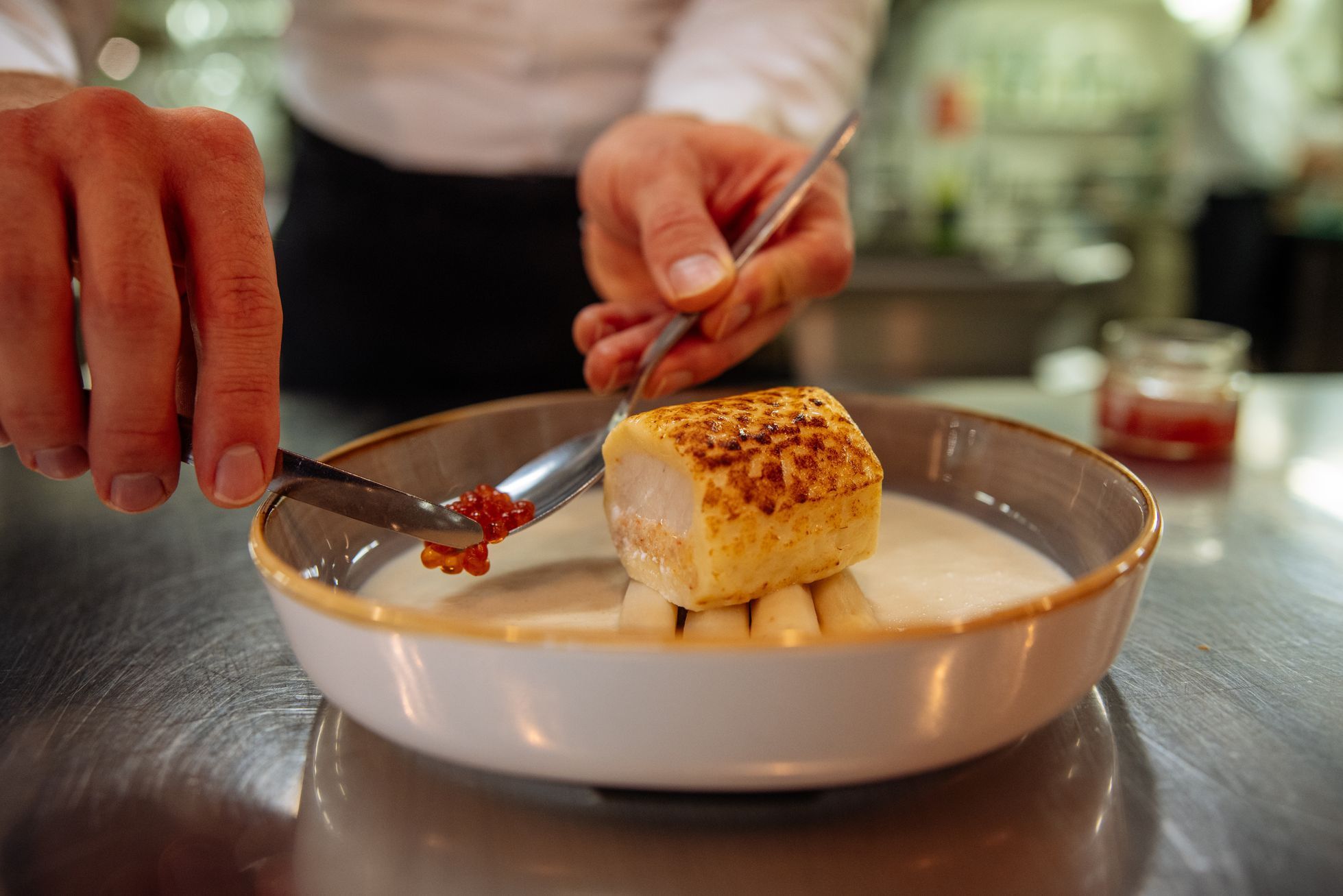 Restaurace Monastiq v hotelu Mandarin Oriental