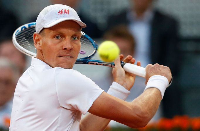 Tomáš Berdych na turnaji Masters v Madridu 2013