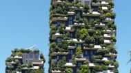 Zalesněná fasáda Bosco Verticale odpovídá zhruba ploše hektarového lesa.