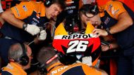 Svůj stroj Honda ladí na soupeření s Lorenzem také druhý muž aktuálního pořadí Dani Pedrosa.