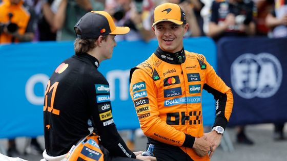 Oscar Piastri a Lando Norris, McLaren po kvalifikaci na VC Španělska F1 2025