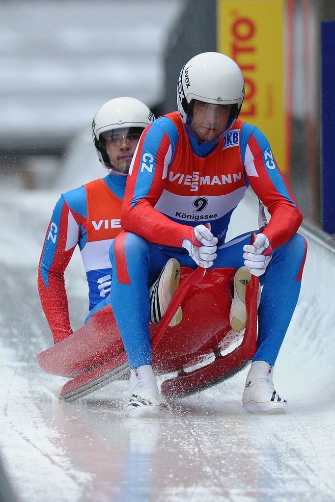 Lukáš Brož a Antonín Brož, saně