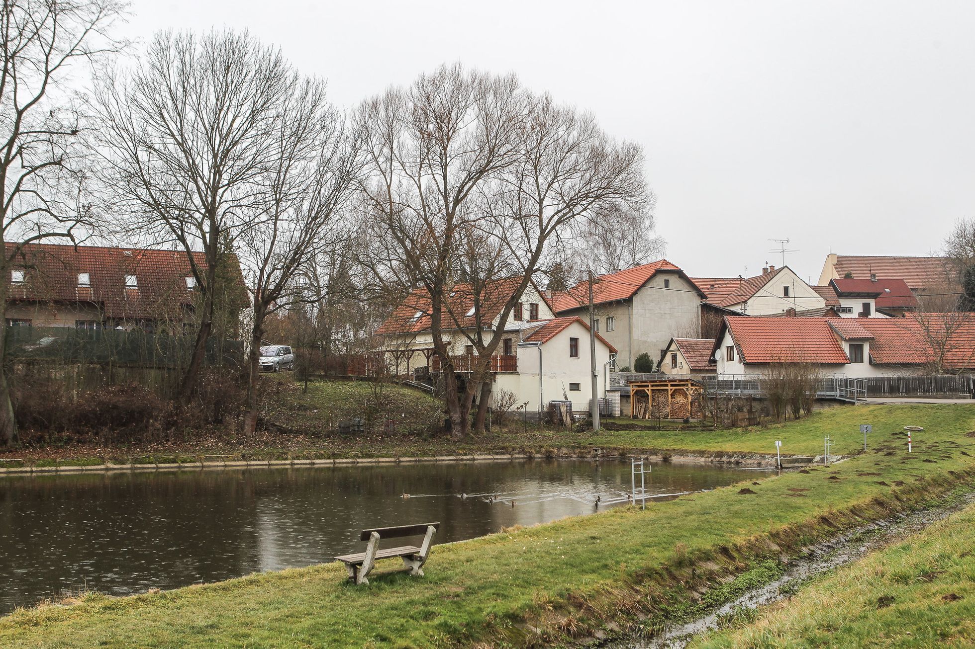 Hrusice, vesnice Josefa Lady